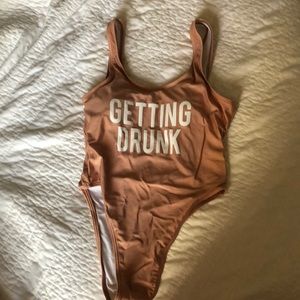 “Getting Drunk” bathing suit